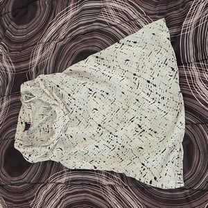 Summer sleevless shirt black and whit patterns